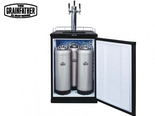 3 Tap Kegerator + Kegs